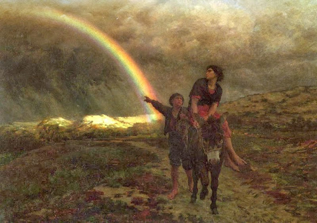 Arco Iris en el cielo_1883_Jules Breton